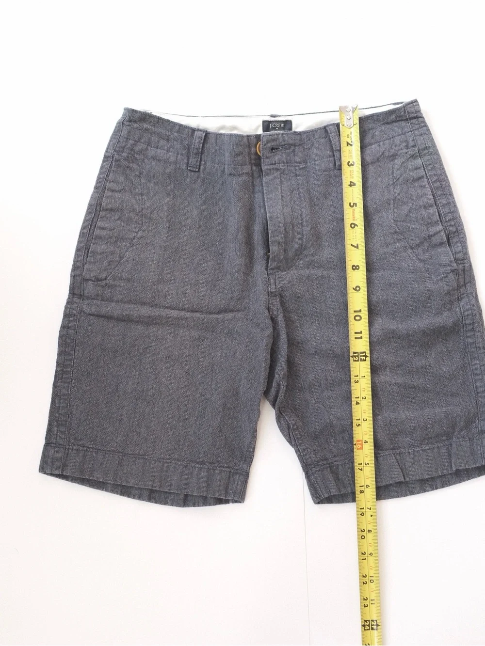 Jcrew Blue Linen Cotton Beach Shorts - Size Mens 29W